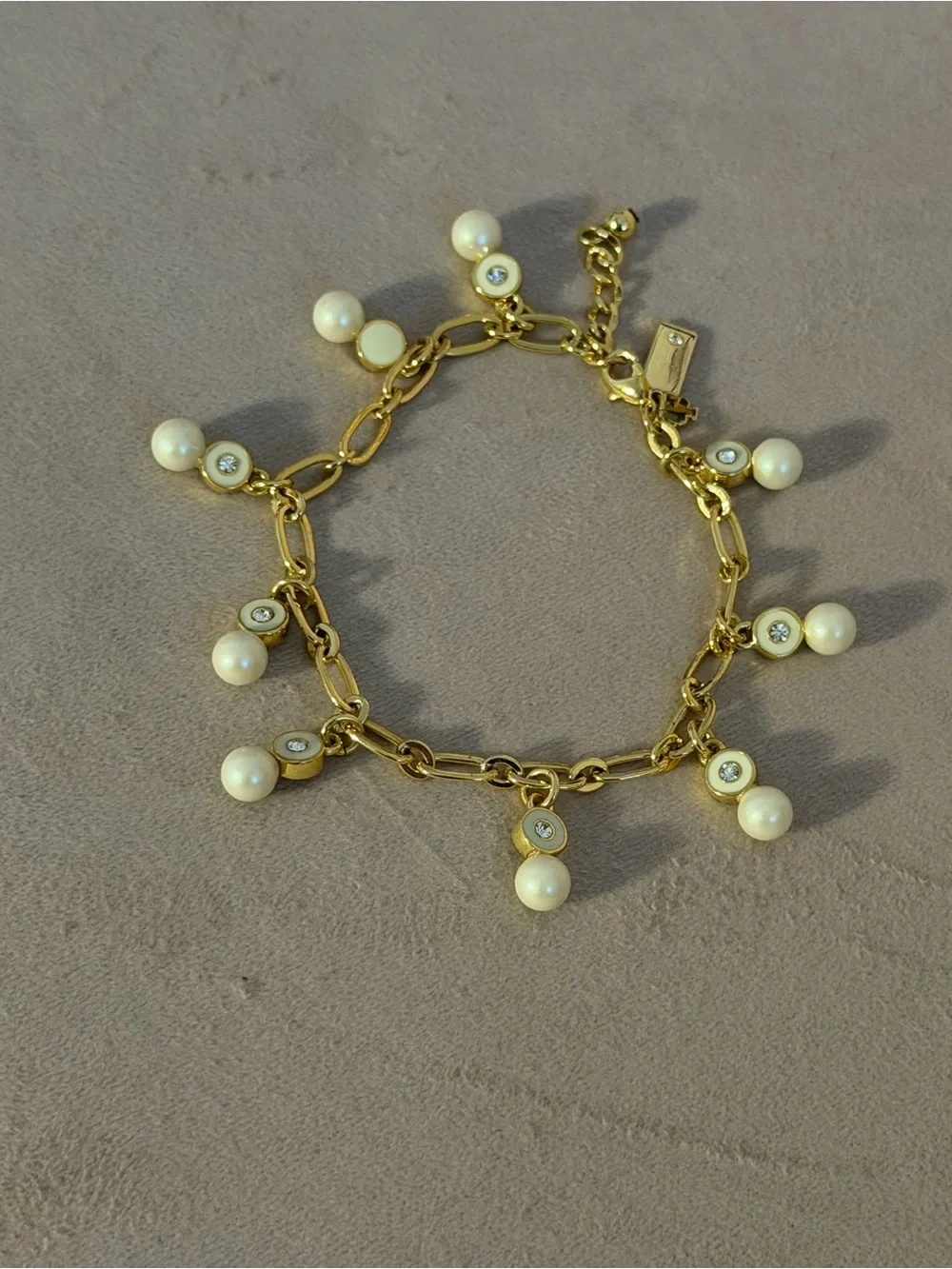 Kate Spade Pearly Delight Charm Bracelet
